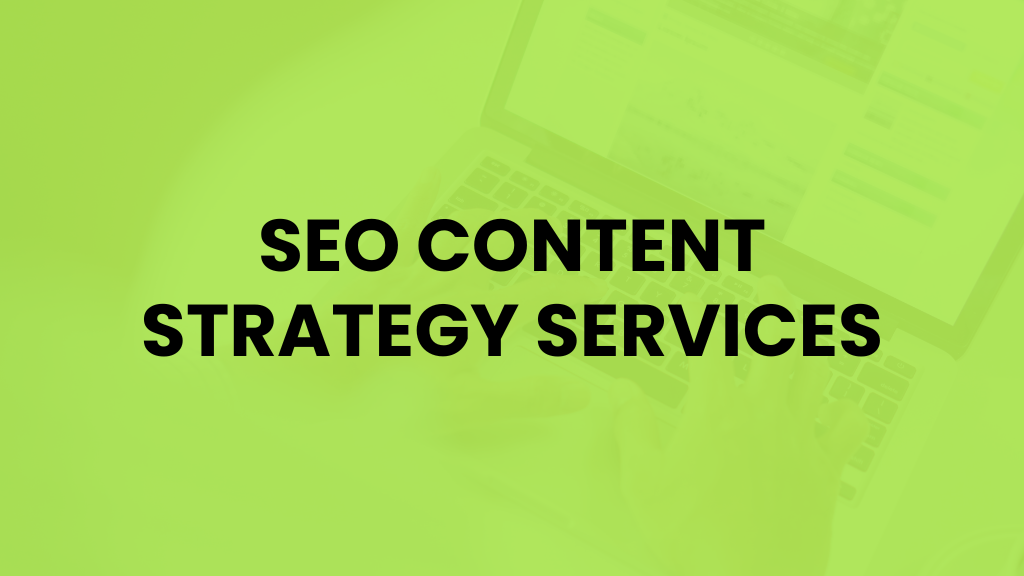 SEO content strategy services