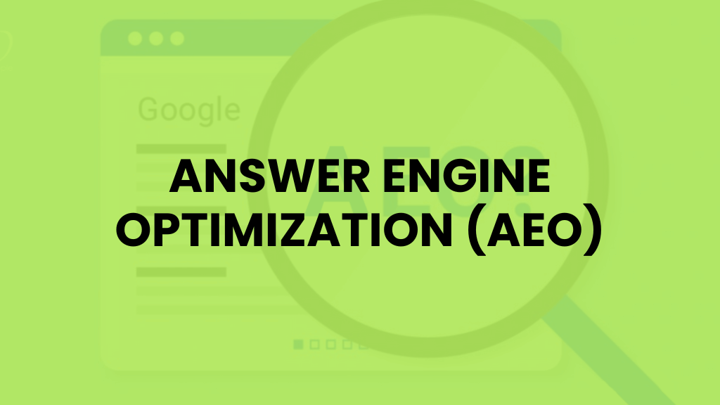 what is aeo optimisation